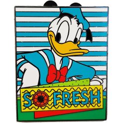 Disney Store Mystery Food So Fresh Donald Duck Orange Pin Trading Badge