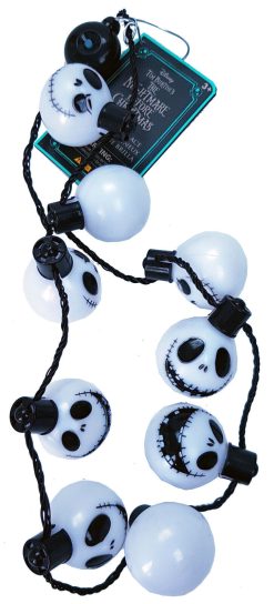 Disney Store Nightmare Before Christmas Jack Skellington Head Light Up Necklace