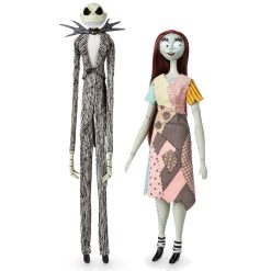 Disney Store Nightmare Before Christmas Jack Skellington & Sally Limited Edition Doll Figures