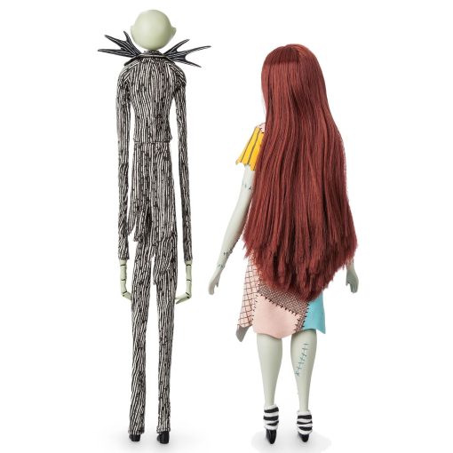 Disney Store Nightmare Before Christmas Jack Skellington & Sally Limited Edition Doll Figures