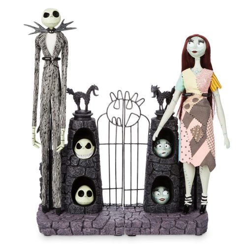 Disney Store Nightmare Before Christmas Jack Skellington & Sally Limited Edition Doll Figures