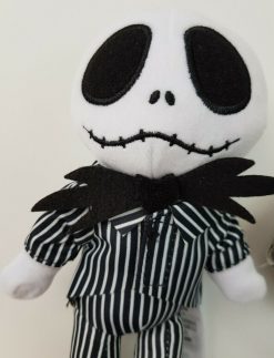 Disney Store Nightmare Before Christmas Jack Skellington & Sally NuiMO Soft Plush Toys