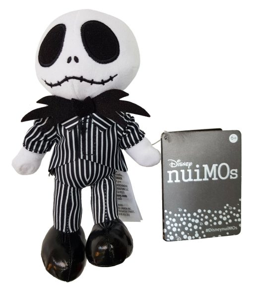 Disney Store Nightmare Before Christmas Jack Skellington & Sally NuiMO Soft Plush Toys