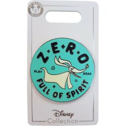 Disney Store Nightmare Before Christmas Zero Full Of Spirit Pin Trading Badge