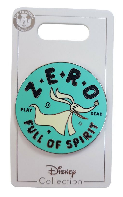 Disney Store Nightmare Before Christmas Zero Full Of Spirit Pin Trading Badge