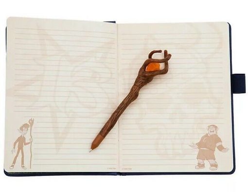 Disney Store Onward Quests Of Yore Journal Notebook & Light Up Pen