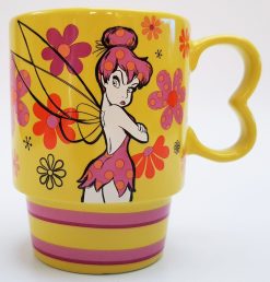 Disney Store Peter Pan Tinker Bell Fun Feisty Retro Style Mug