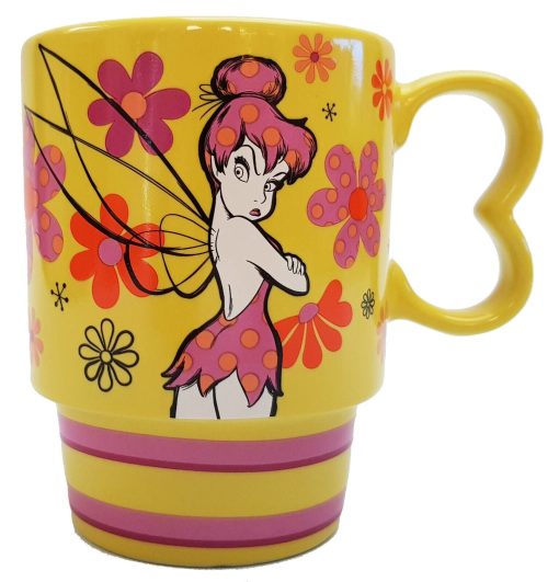 Disney Store Peter Pan Tinker Bell Fun Feisty Retro Style Mug