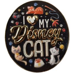 Disney Store Pets Collection I Love My Cat Pin Trading Badge