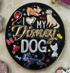 Disney Store Pets Collection I Love My Dog Pin Trading Badge