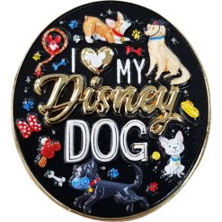 Disney Store Pets Collection I Love My Dog Pin Trading Badge