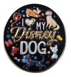 Disney Store Pets Collection I Love My Dog Pin Trading Badge