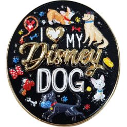 Disney Store Pets Collection I Love My Dog Pin Trading Badge