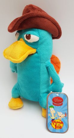 Disney Store Phineas & Ferb Agent P Perry The Platypus Plush Soft Cuddly Toy 9