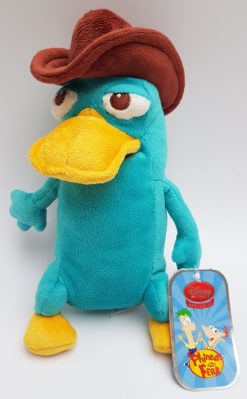 Disney Store Phineas & Ferb Agent P Perry The Platypus Plush Soft Cuddly Toy 9