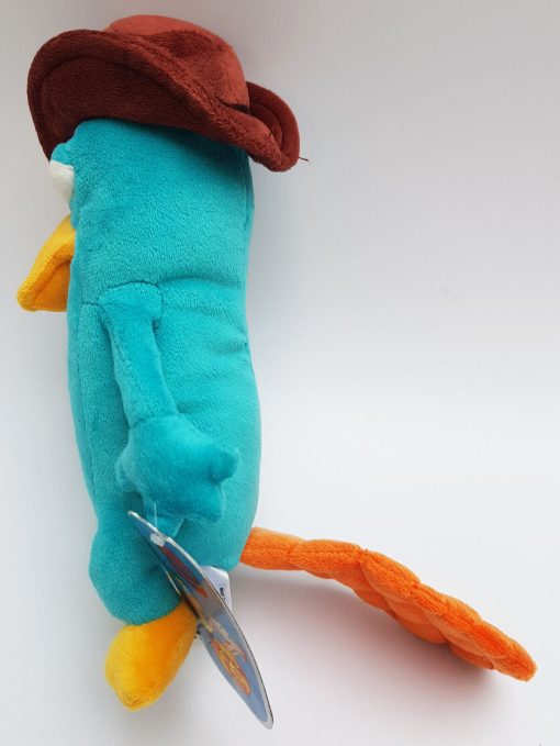 Disney Store Phineas & Ferb Agent P Perry The Platypus Plush Soft Cuddly Toy 9"