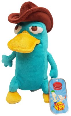 Disney Store Phineas & Ferb Agent P Perry The Platypus Plush Soft Cuddly Toy 9