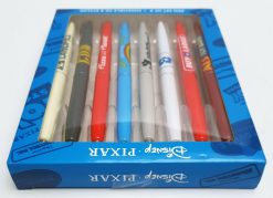 Disney Store Pixar Boxed Set Of 8 Ball Point Pens