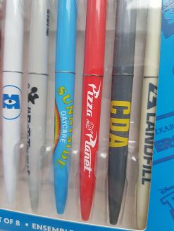 Disney Store Pixar Boxed Set Of 8 Ball Point Pens