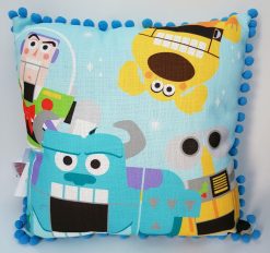 Disney Store Pixar Christmas Holiday Toy To The World Scatter Cushion