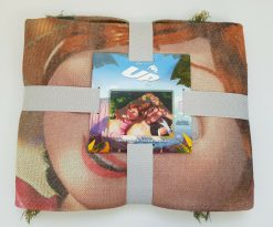 Disney Store Pixar Up Carl & Ellie Throw Woven Picnic Blanket