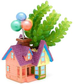 Disney Store Pixar Up House With Balloons Potted Artificial Plant