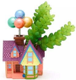 Disney Store Pixar Up House With Balloons Potted Artificial Plant