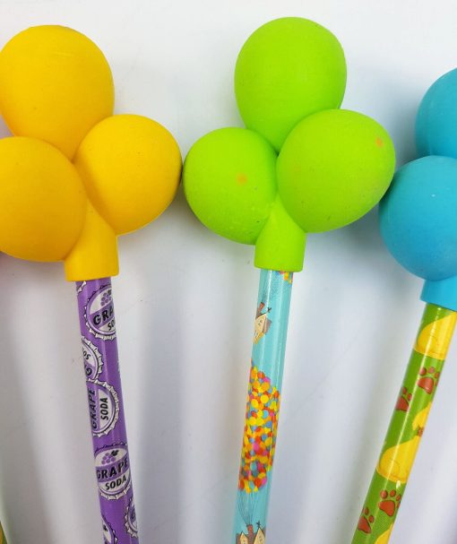 Disney Store Pixar Up Set Of 6 Pencils With Balloon Shaped Topper