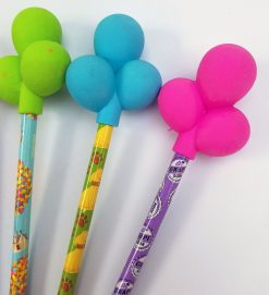 Disney Store Pixar Up Set Of 6 Pencils With Balloon Shaped Topper