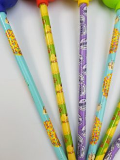 Disney Store Pixar Up Set Of 6 Pencils With Balloon Shaped Topper