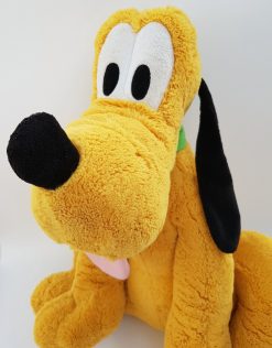 Disney Store Pluto Stamped Plush Large Soft Cuddly Toy