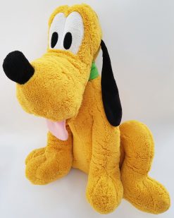 Disney Store Pluto Stamped Plush Large Soft Cuddly Toy