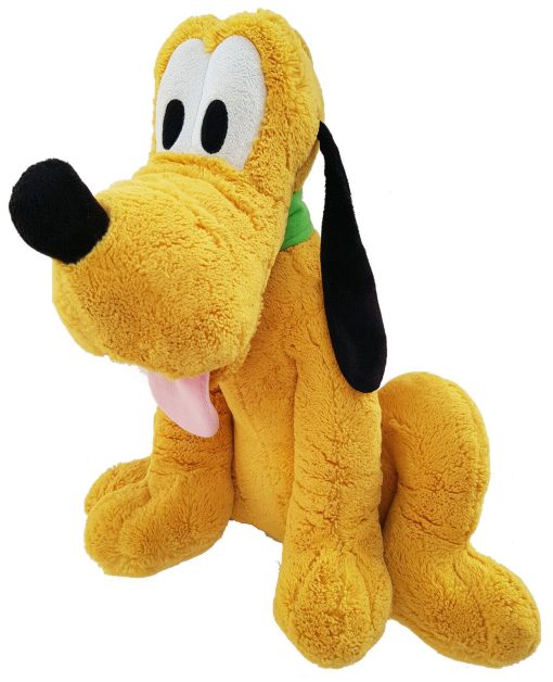 Disney Store Pluto Stamped Plush Large Soft Cuddly Toy