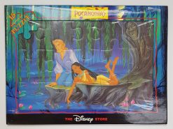 Disney Store Pocahontas & John Smith River Scene Chunky 15 Piece Jigsaw Puzzle