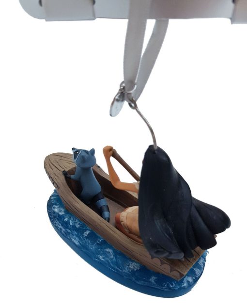 Disney Store Pocahontas & Meeko Boat Christmas Tree Hanging Decoration