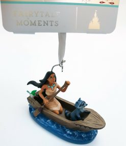 Disney Store Pocahontas & Meeko Boat Christmas Tree Hanging Decoration