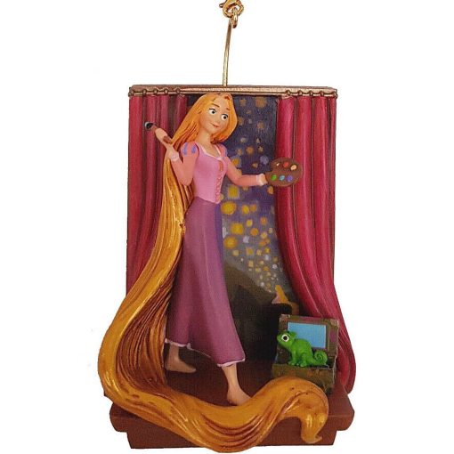 Disney Store Rapunzel & Pascal Sketchbook Christmas Tree Decoration