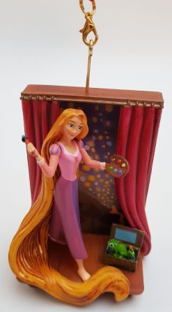 Disney Store Rapunzel & Pascal Sketchbook Christmas Tree Decoration