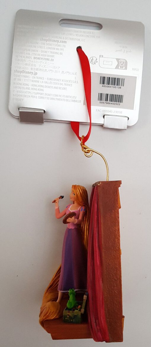 Disney Store Rapunzel & Pascal Sketchbook Christmas Tree Decoration