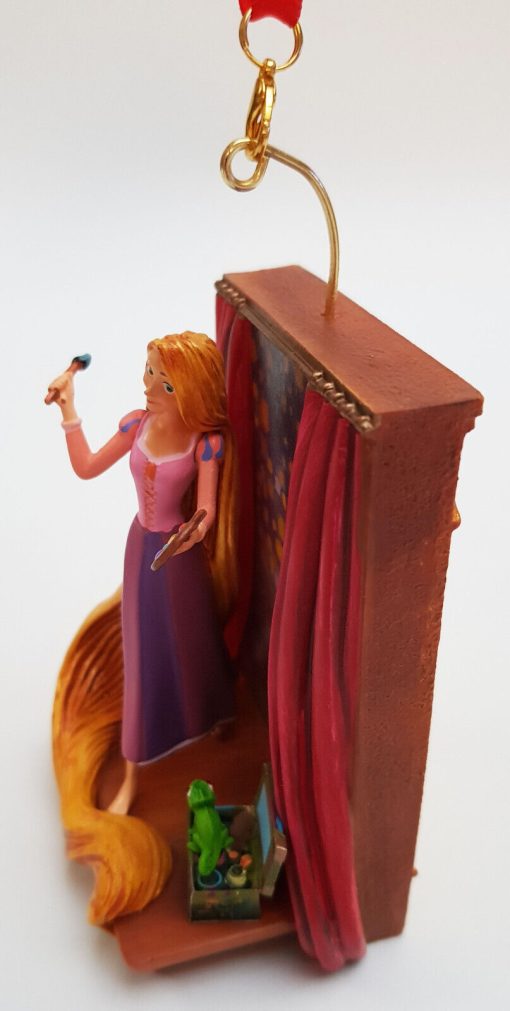 Disney Store Rapunzel & Pascal Sketchbook Christmas Tree Decoration