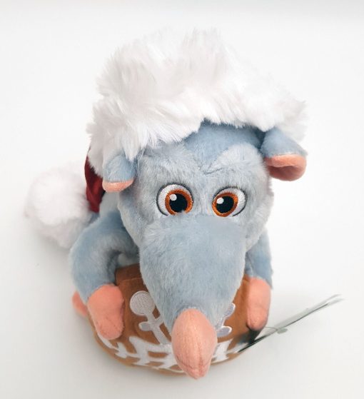 Disney Store Ratatouille Remy In Santa Hat With Cookie Christmas Plush Cuddly Soft Toy