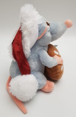 Disney Store Ratatouille Remy In Santa Hat With Cookie Christmas Plush Cuddly Soft Toy