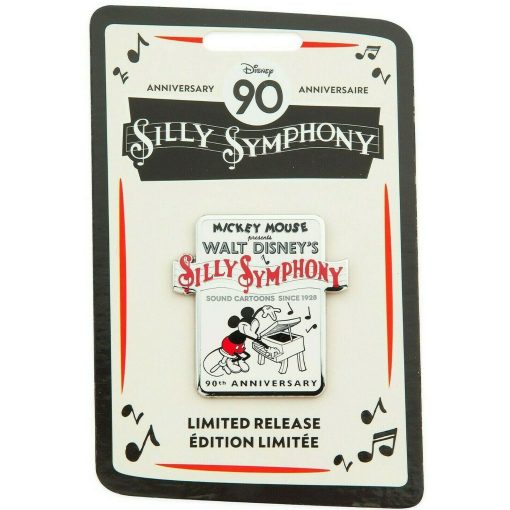 Disney Store Silly Symphony Mickey Mouse 90th Anniversary Limited Release Pin Trading Badge