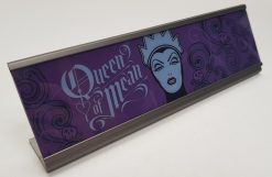 Disney Store Snow White & Seven Dwarfs Evil Queen Of Mean Desk Name Plate