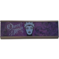 Disney Store Snow White & Seven Dwarfs Evil Queen Of Mean Desk Name Plate