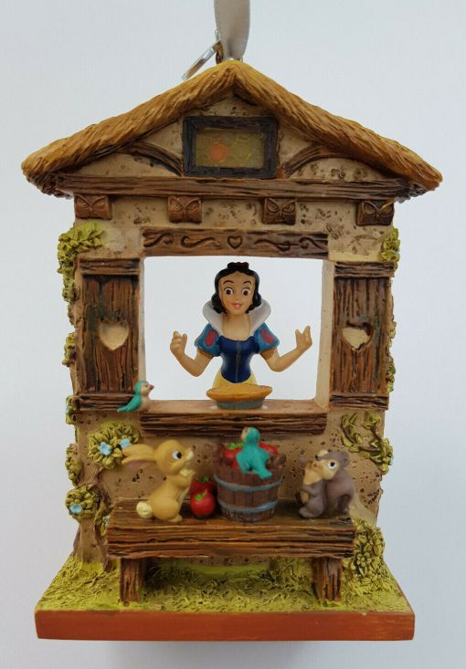 Disney Store Snow White & The Seven Dwarfs Window Frame Christmas Tree Decoration