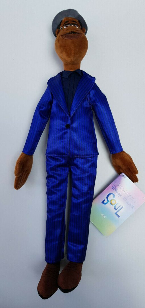 Disney Store Soul Joe Gardner Talking Plush Soft Cuddly Toy Doll