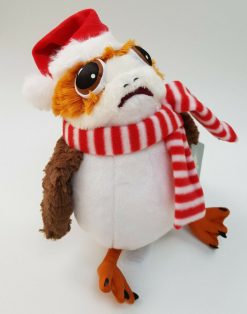 Disney Store Star Wars Porg Christmas Holiday Cheer Plush Soft Cuddly Toy Small