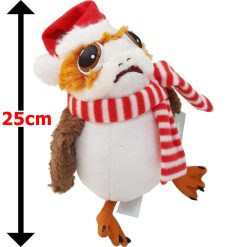 Disney Store Star Wars Porg Christmas Holiday Cheer Plush Soft Cuddly Toy Small