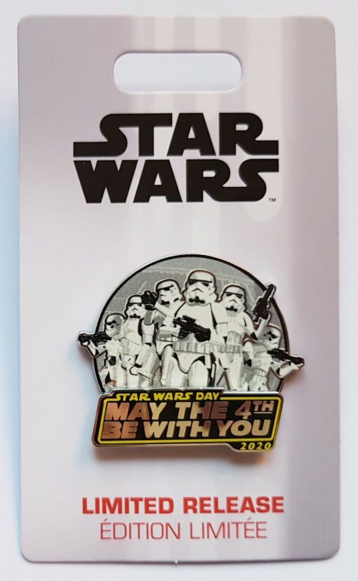 Disney Store Star Wars Storm Trooper 2020 May The 4th Force Limited Release Pin Trading Badge